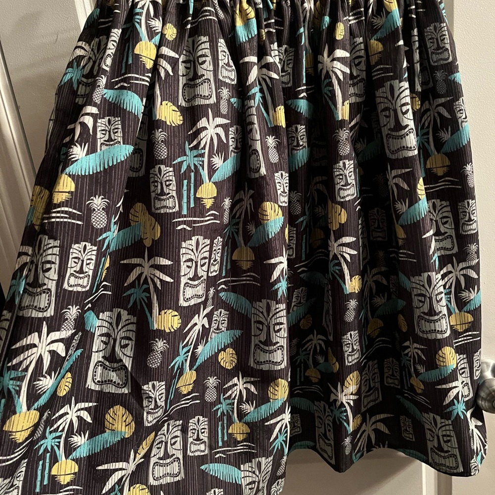 Tropical Tiki Print Women's Skirt